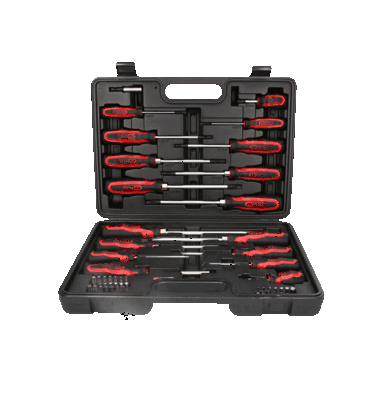 atsuktuvu ir antgaliu komplektas - KsTools Screwdriver and Bit, 39 vnt. - 2 nuotrauka