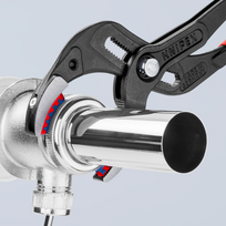 knipex reples 250mm - Vamzdinės replės su plastikinėmis žiaunomis KNIPEX 8111 - 4 nuotrauka