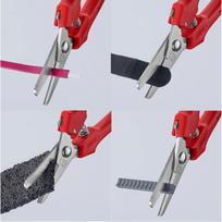 zirkles kartonui - Kirpimo replės plastikui, aliuminiui KNIPEX 9505 - 3 nuotrauka