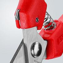 zirkles kartonui - Kirpimo replės plastikui, aliuminiui KNIPEX 9505 - 4 nuotrauka