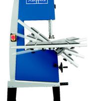 juostines pjovima - Scheppach Basa3V + stovas 230V - 9 nuotrauka