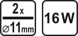 kliju pistoletas - Klijų pistoletas Lund, 16 mm, 230 V - 2 nuotrauka
