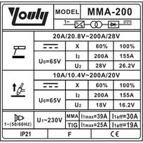 suvirinimo mma - Inverterinis suvirinimo aparatas (IGBT) MMA/TIG - 2 nuotrauka