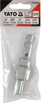 *8 2 - Yato Raktas pakopinis 1/2" (9,6-21 mm) CrV - 5 nuotrauka