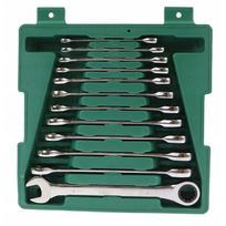 raktu - SATA Kombinuotų raktų su terkšle rinkinys ST08032, 12 vnt. (8-19 mm) - 4 nuotrauka