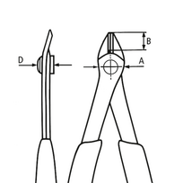kirpimo reples - Kirpimo replės KNIPEX 7803 - 2 nuotrauka