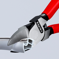 spyruokles reples - Kirpimo replės plastikui ir švinui KNIPEX 7201 - 7 nuotrauka
