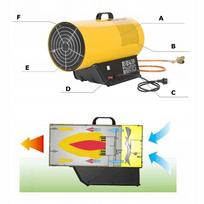 dujinis sildytuvas - Master BLP 73 M, 73 kW - 2 nuotrauka