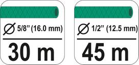 bugnai bugnai - Vežimėlis laistymo žarnai Flo | 5/8''/30m, 1/2''/45m - 2 nuotrauka
