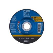 plienas diskai - Plieno šlifavimo diskas PFERD PSF Ø125x7x22mm A30 - 2 nuotrauka