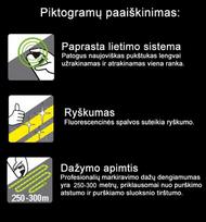 zymejimo dazai - Purškiami markiravimo fluorescenciniai dažai COLORMARK SPOTMARKER, raudonos sp., 500 ml - 2 nuotrauka