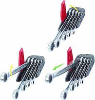 terkslinis raktas 19 mm - Kombinuotų terkšlinių raktų komplektas 5vnt. GEAR+, KS tools - 9 nuotrauka