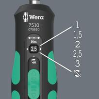 dinamometrines - Wera 7510/14 Safe-Torque Speed sukimo momento atsuktuvų rinkinys, 14 vnt. - 2 nuotrauka