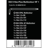 raktu rinkinys - Wera 950 SPKL/9SM N HF šešiakampių raktų rinkinys, 9 vnt. - 6 nuotrauka