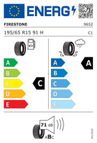 padangos r15 195 65 c - Firestone Roadhawk 195/65 R15 91H - 2 nuotrauka