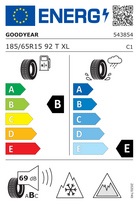ziemines padangos 185 65 r15 - GOODYEAR UltraGrip Ice 3 185/65R15 92T XL - 2 nuotrauka