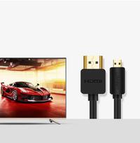 hdmi to micro laidas - Ugreen HDMI to micro HDMI 4K 60Hz 30AWG 1.5m Black - 10 nuotrauka