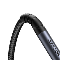 5 i - Joyroom SY-A09 AUX prailginimo kabelis 3,5mm (M) į 3,5mm (F) 1.2m Juodas (Black) - 11 nuotrauka