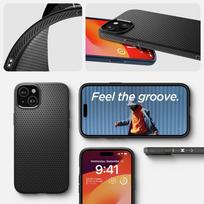 iphone air spigen - Spigen "Liquid Air iPhone 15 Plus" Matte Black - 2 nuotrauka