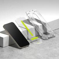 google pixel 9a stiklas - Ringke "Easy Slide" 2vnt. Grūdinto Stiklo Apsauginis Stiklas Google Pixel 9A - Skaidrus (Transparent) - 3 nuotrauka