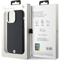 apple iphone 15 magsafe - BMW Signature Wrapped Metal MagSafe dėklas Apple iPhone 15 Pro Max - Juodas (Black) - 2 nuotrauka