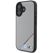 casio pilkas - BMW "M Perforated Tricolor Line MagSafe Case iPhone 16" Grey - 2 nuotrauka