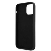 telefonas iphone pro max 12 - Guess "GUHCP12LLSVSBK Script Vintage Silicone Case iPhone 12 Pro Max" Black - 3 nuotrauka