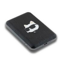 5000mah powerbank magsafe - Karl Lagerfeld KLPB5FPGKSCHHK Choupette Head Pin MagSafe 5000mAh 16W juodas - 2 nuotrauka