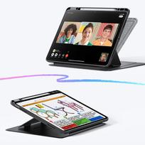 ipad 13 m4 - ESR Flip Hybrid dėklas Apple iPad Air 13" (2024/2025/2026) Juodas (Black) - 7 nuotrauka
