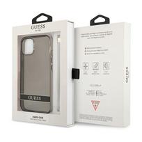 iphone 13 mini deklas - Guess Dėklas iPhone 13 Mini Translucent Stap - Juodas (Black) - 2 nuotrauka