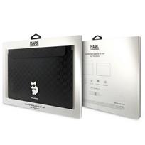 nesiojamo kompiuterio 14 deklas - Karl Lagerfeld Saffiano Monogram Choupette 14" Black - 2 nuotrauka