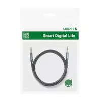 audio kabelis 2 5mm - Ugreen AV112 Garso Kabelis AUX Kampinis Mini Lizdas 3.5 mm, 2 m, Mėlynas (Blue) - 5 nuotrauka