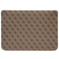 guess kompiuterio deklas - Guess PU 4G Printed Stripes Computer Sleeve 16" Brown - 3 nuotrauka