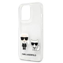 telefono deklas karl lagerfeld - Karl Lagerfeld "KLHCP13XCKTR PC/ TPU Ikonik Karl and Choupette Case iPhone 13 Pro Max" - 4 nuotrauka
