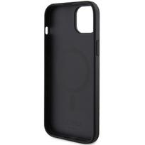 iphone 7 plus deklas - Guess "Saffiano MagSafe iPhone 15 Plus" Black - 3 nuotrauka