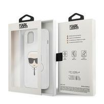 dekliukas iphone 13 mini - Karl Lagerfeld "KLHCP13SKHTUGLS TPU Full Glitter Karl Head Case iPhone 13 mini" - 2 nuotrauka
