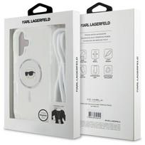 iphone 16 skaidrus deklas - Karl Lagerfeld "Crossbody IML Karl Head Magsafe iPhone 16" Transparent - 2 nuotrauka