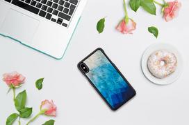 iphone xs deklas - iKins SmartPhone case iPhone XS Max blue lake juodas - 2 nuotrauka