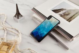iphone xs deklas - iKins SmartPhone case iPhone XS Max blue lake juodas - 3 nuotrauka