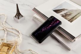 iphone xs deklas - iKins SmartPhone case iPhone XS Max milky way juodas - 3 nuotrauka