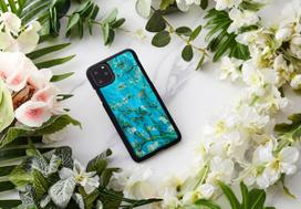 iphone 11 pro max case - iKins SmartPhone case iPhone 11 Pro Max almond blossom juodas - 2 nuotrauka