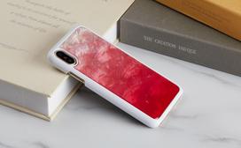 iphone xs deklas - iKins SmartPhone case iPhone XS/S pink lake baltas - 3 nuotrauka