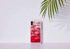 iphone xs deklas - iKins SmartPhone case iPhone XS/S pink lake baltas - 4 nuotrauka