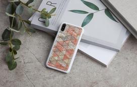 iphone xs deklas - iKins SmartPhone case iPhone XS/S diamond baltas - 2 nuotrauka