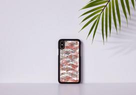 iphone xs deklas - iKins SmartPhone case iPhone XS/S diamond juodas - 4 nuotrauka