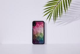 iphone xr deklai - iKins SmartPhone case iPhone XR water flower juodas - 2 nuotrauka