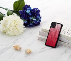 iphone 11 pro max case - iKins SmartPhone case iPhone 11 Pro Max pink lake juodas - 3 nuotrauka
