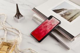 iphone xs deklas - iKins SmartPhone case iPhone XS Max pink lake juodas - 3 nuotrauka
