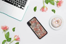 iphone xs deklas - iKins SmartPhone case iPhone XS Max diamond juodas - 2 nuotrauka