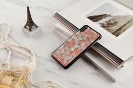 iphone xs deklas - iKins SmartPhone case iPhone XS Max diamond juodas - 3 nuotrauka